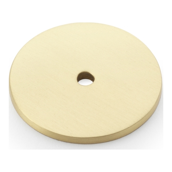 AW895-40-SB • 40mm • Satin Brass • Alexander & Wilks Circular Backplate